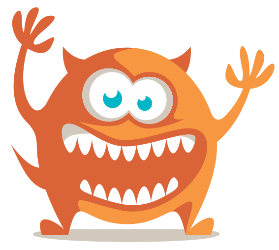The Direct Marketing Monster mascot